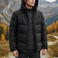 Men's Winter Jacket - Waterproof & Windproof - Insulated Hood