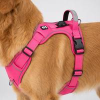 No Pull Dog Harness - Front & Back Clip - Reflective & Adjustable