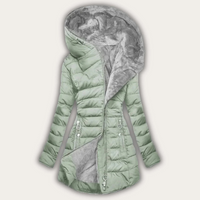 Women's Puffer Jacket - Waterproof & Windproof - Faux Fur Hood