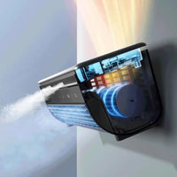 Portable Air Cooler - 3-in-1 Cordless Fan - Rechargeable, Wall-Mountable