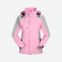 Waterproof Jacket - Women's 3-in-1 - Removable Fleece Liner