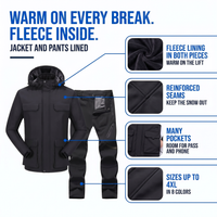 Ski Suit - Men's 2-Piece Jacket & Pants - Waterproof