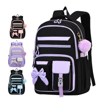 Girls Backpack - Bow Detail - Fits a 15.6" Laptop