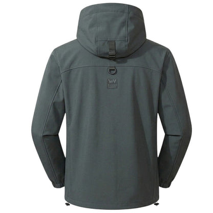 Men's Rain Jacket - 8,000mm Waterproof & Packable - Adjustable Hood