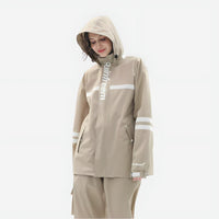 Women's Rain Suit - Waterproof 2-Piece Set - Reflective Trim