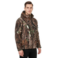 Men's Camo Hunting Jacket - Waterproof - Windproof