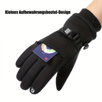 Men's Ski Gloves - Windproof - Touchscreen