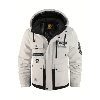 Steppjacke Herren mit Kapuze - Abnehmbar - Gefüttert