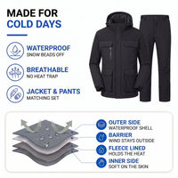 Ski Suit - Men's 2-Piece Jacket & Pants - Waterproof
