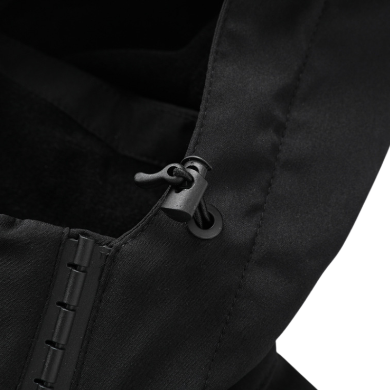 Men's Softshell Jacket - Removable Hood - Fleece Lined