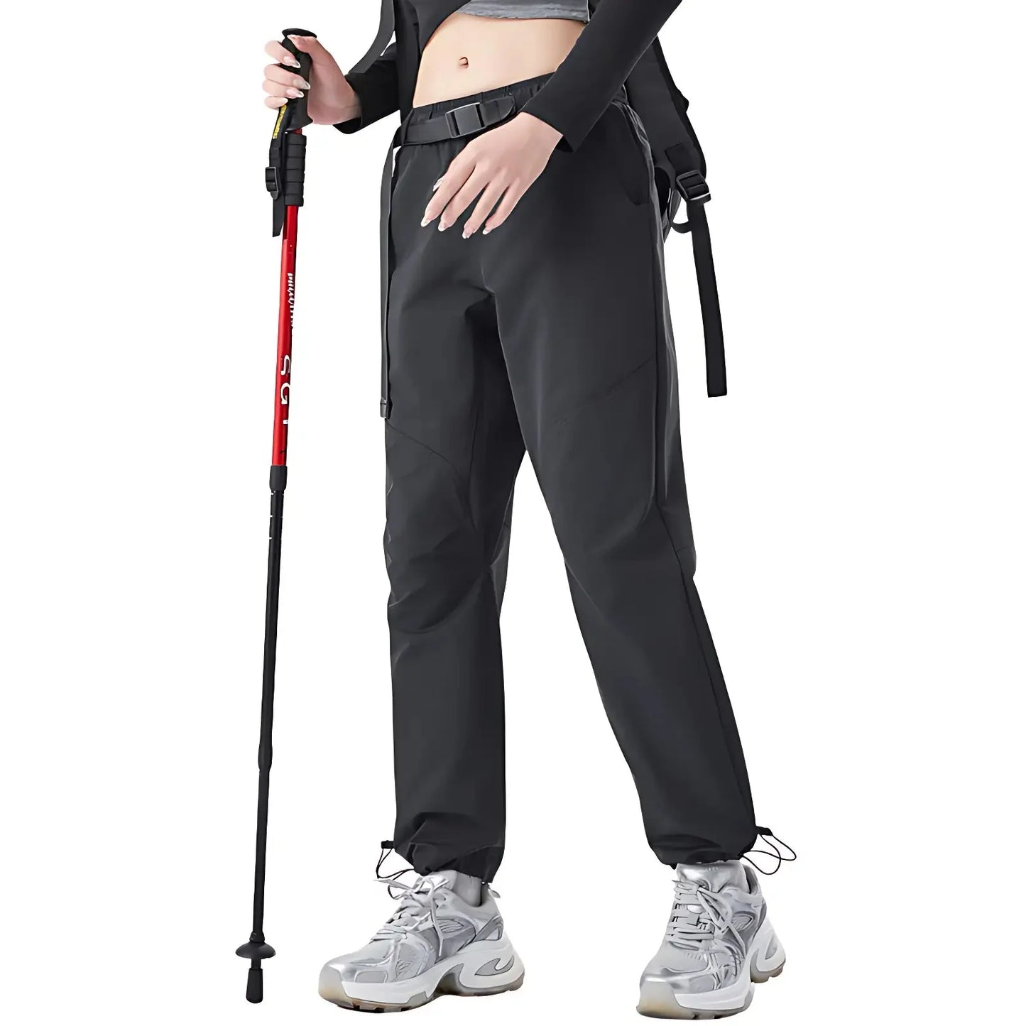 Women's Hiking Pants - Water-Repellent & Windproof - Adjustable Waist