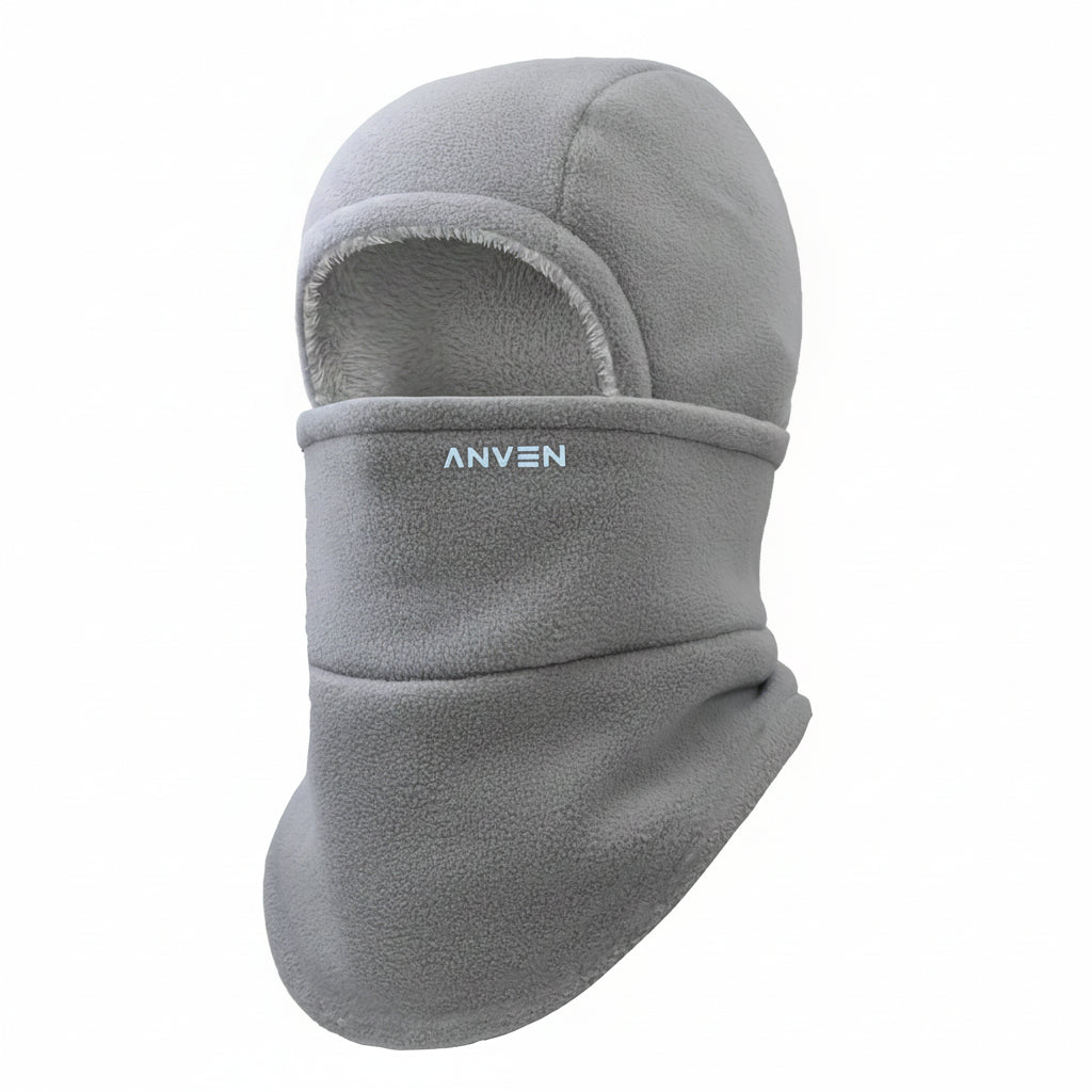 Fleece Balaclava - Thermal Winter Ski Mask - Adjustable Full Face Cover