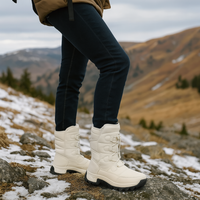 Women's Winter Boots - Waterproof & Warm Lined - Non-Slip Platform Sole
