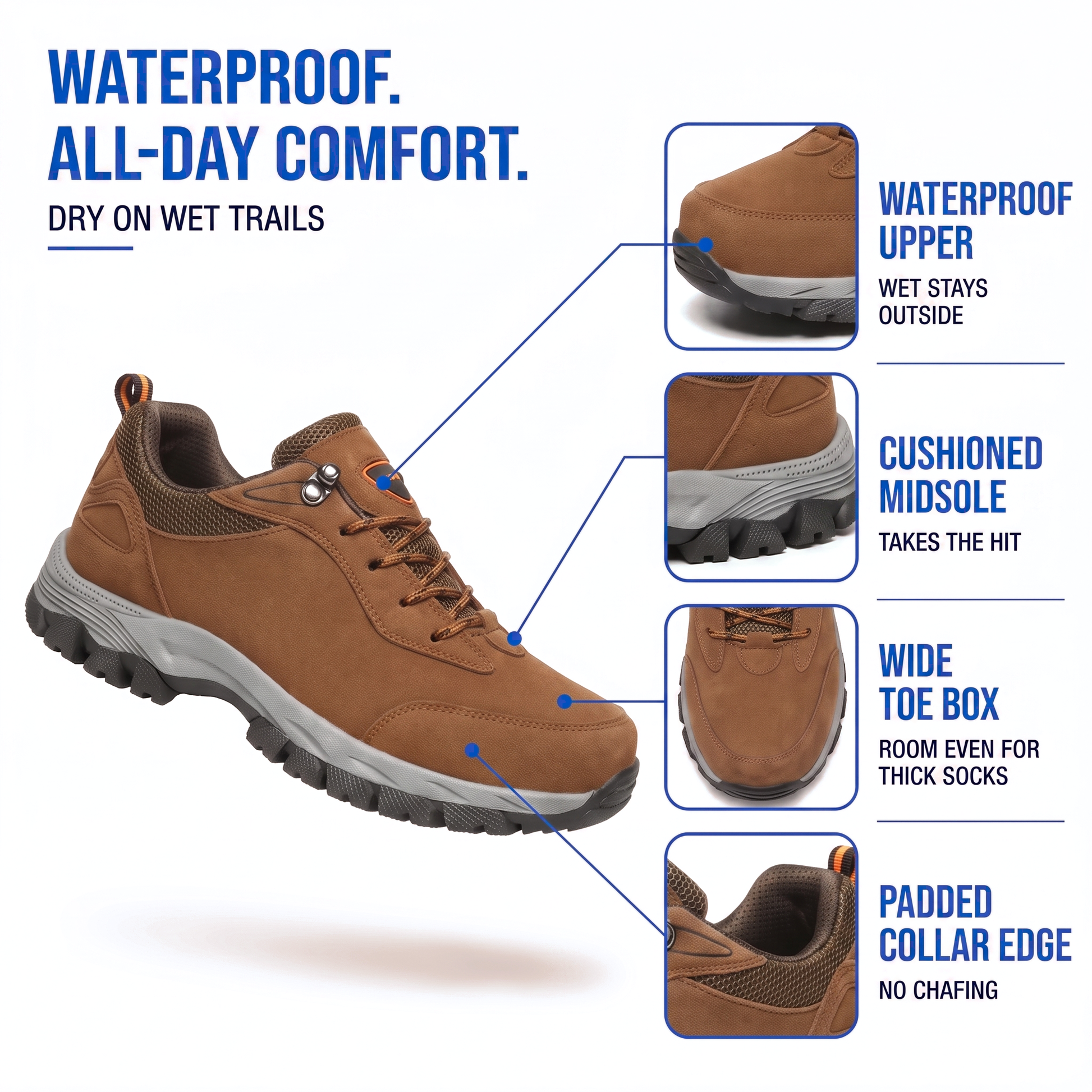 men's waterproof hiking shoes