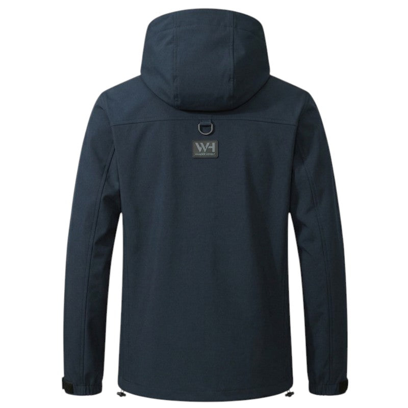 Men's Rain Jacket - 8,000mm Waterproof & Packable - Adjustable Hood