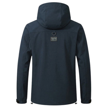 Men's Rain Jacket - 8,000mm Waterproof & Packable - Adjustable Hood