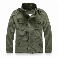 Field Jacket for Men - Military Style Utility Jacket - 6 Pockets