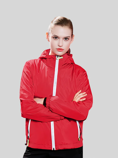 Women's Windbreaker Jacket - Windproof & UV Protection - Ultra-Light Packable
