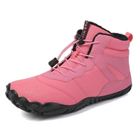 Winter Barefoot Boots - Quilt Lined - Waterproof & Non-Slip Sole