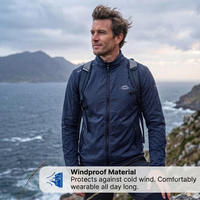 Men's Lightweight UV Protection Jacket - Windproof & Breathable