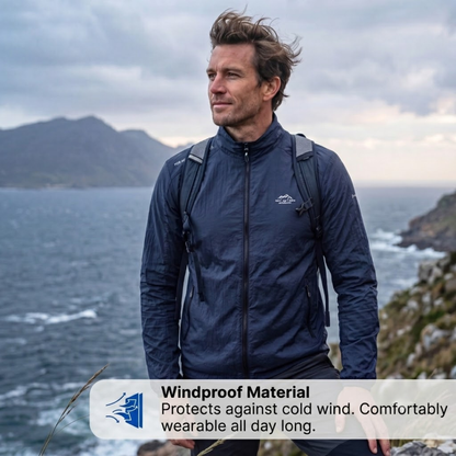 Men's Lightweight UV Protection Jacket - Windproof & Breathable