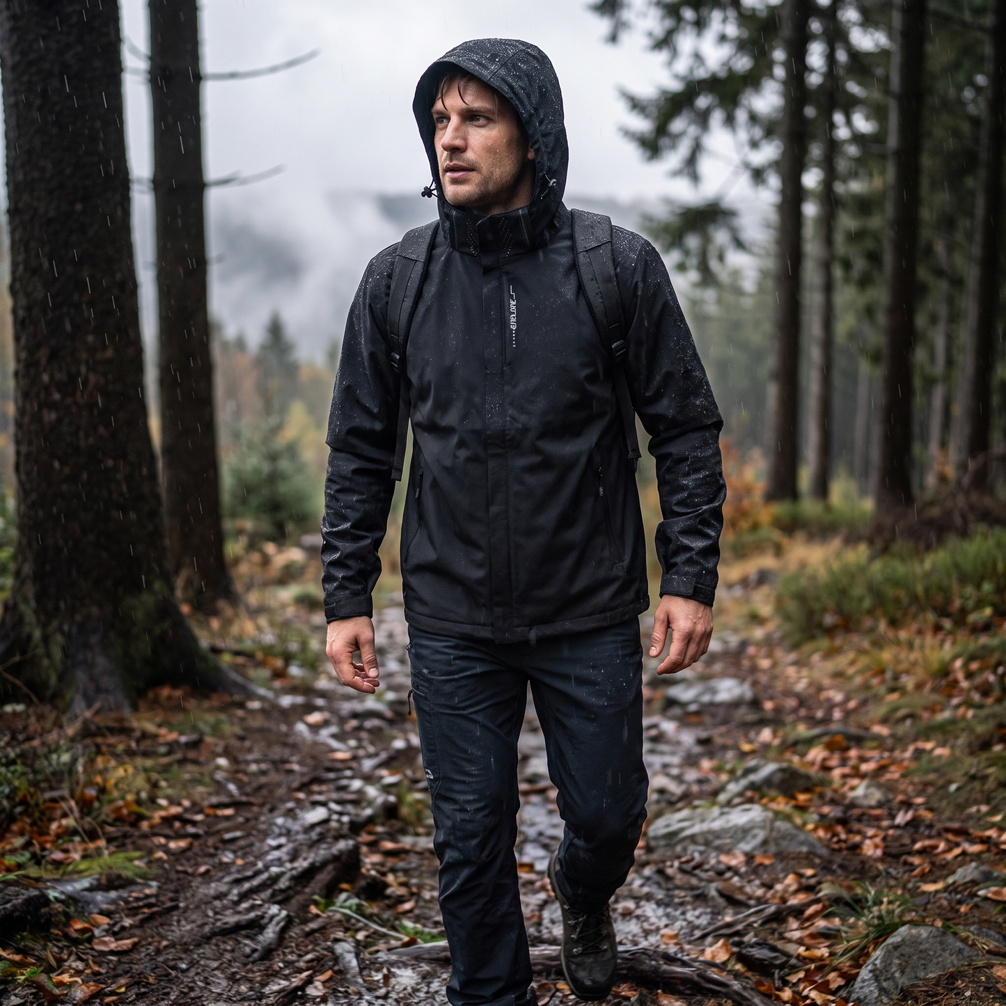 Übergangsjacke Herren Wasserdicht - Lifestyle im Regen