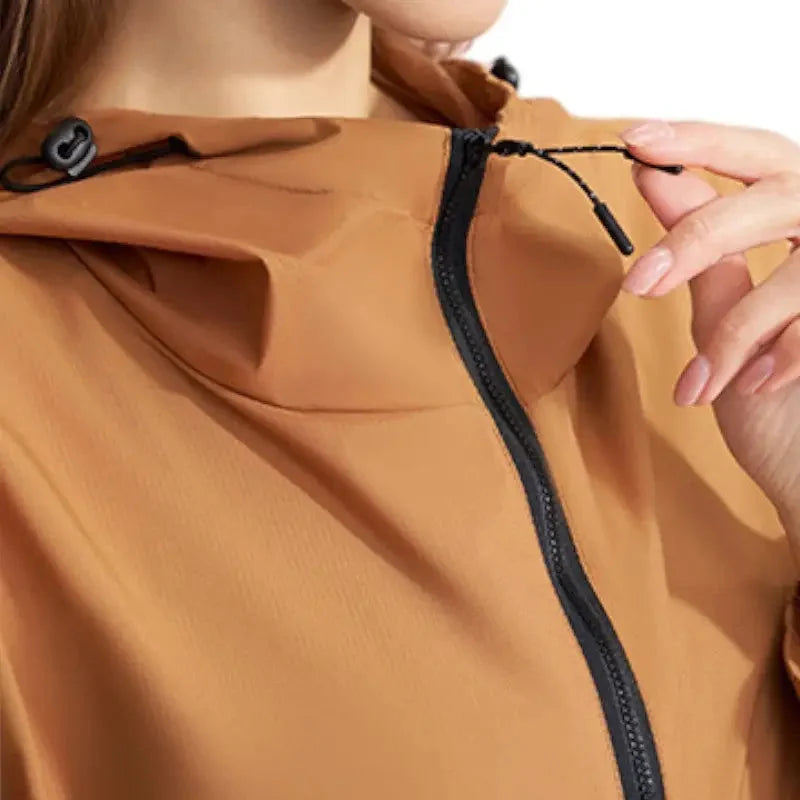 Women's UV Protection Jacket - Ultra-Lightweight & Packable - Water-Resistant