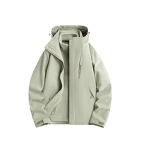 Rain Jacket - Women's 3-in-1 - Removable Fleece Liner