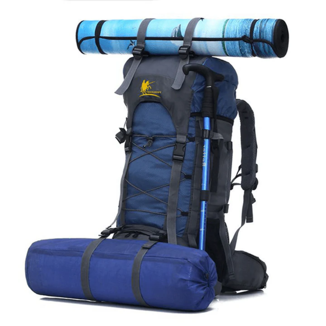 60L Hiking Backpack – Water-Resistant – Trekking