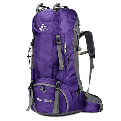 60L Hiking Backpack – Water-Resistant – Trekking