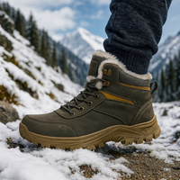 Men's Winter Boots - Waterproof & Warm Lined - Non-Slip Grip