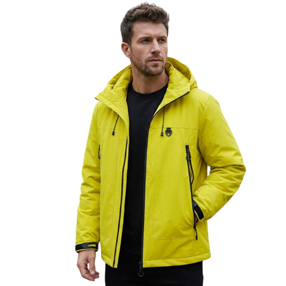 Men's Rain Jacket - Waterproof 5,000mm, Windproof Hood
