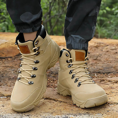 Men's Hiking Boots - Water-Resistant & Ankle Support - Non-Slip Tread