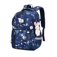 Kids Backpack - Space Print - Reflective Safety Strip