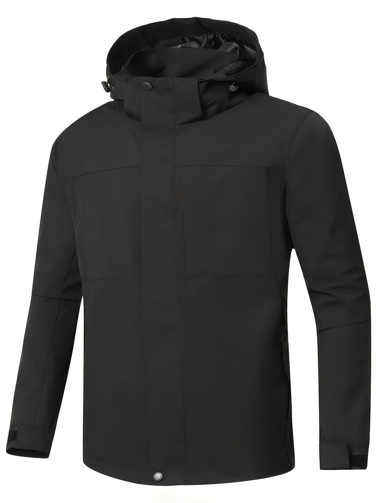 Men's Rain Jacket - Water-Repellent & Windproof - Hooded