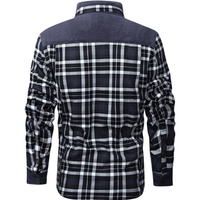 Men's Flannel Jacket - Sherpa Lined & Windproof - Classic Plaid