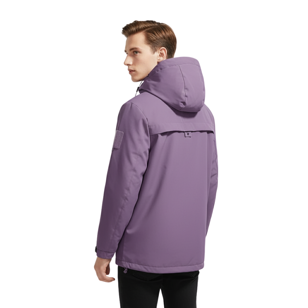 Waterproof Rain Jacket - Unisex Windbreaker with Hood