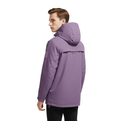 Waterproof Rain Jacket - Unisex Windbreaker with Hood