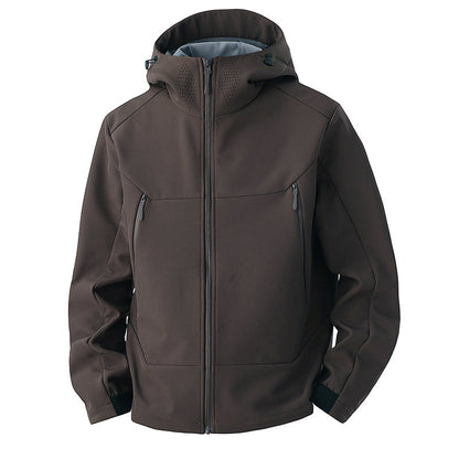 Men's Softshell Jacket - Fleece Lined & Windproof - Water-Repellent Shell