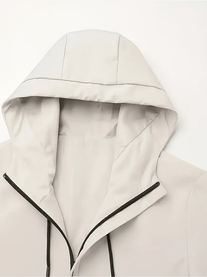 Men's Rain Jacket - Waterproof & Windproof - With Hood