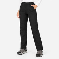 Women's Hiking Pants - Fleece-Lined Winter Pants - Water-Repellent Stretch