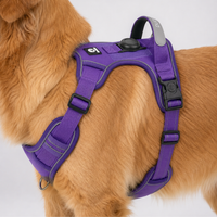 No Pull Dog Harness - Front & Back Clip - Reflective & Adjustable