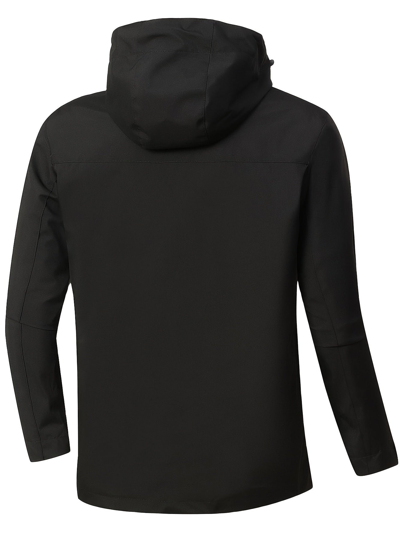 Men's Rain Jacket - Water-Repellent & Windproof - Hooded