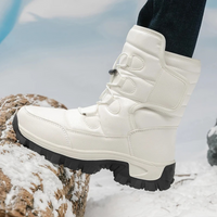 Women's Winter Boots - Waterproof & Warm Lined - Non-Slip Platform Sole