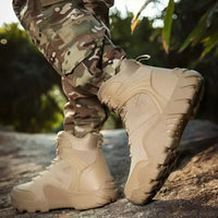 Men's Tactical Boots - Lightweight & Breathable - Ankle Support