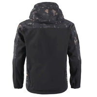 Men's Softshell Jacket - Fleece-Lined & Windproof - Tactical Multi-Pocket Design