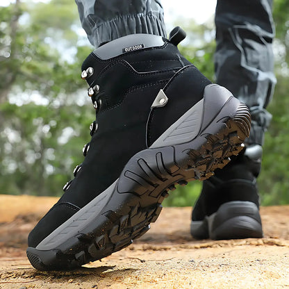 Men's Hiking Boots - Water-Resistant & Ankle Support - Non-Slip Tread