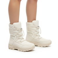 Women's Winter Boots - Waterproof & Warm Lined - Non-Slip Platform Sole