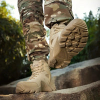 Men's Tactical Boots - Lightweight & Breathable - Ankle Support
