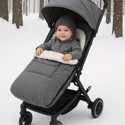 Stroller Footmuff for Winter - Kick-Proof Design - Thick & Warm Lined